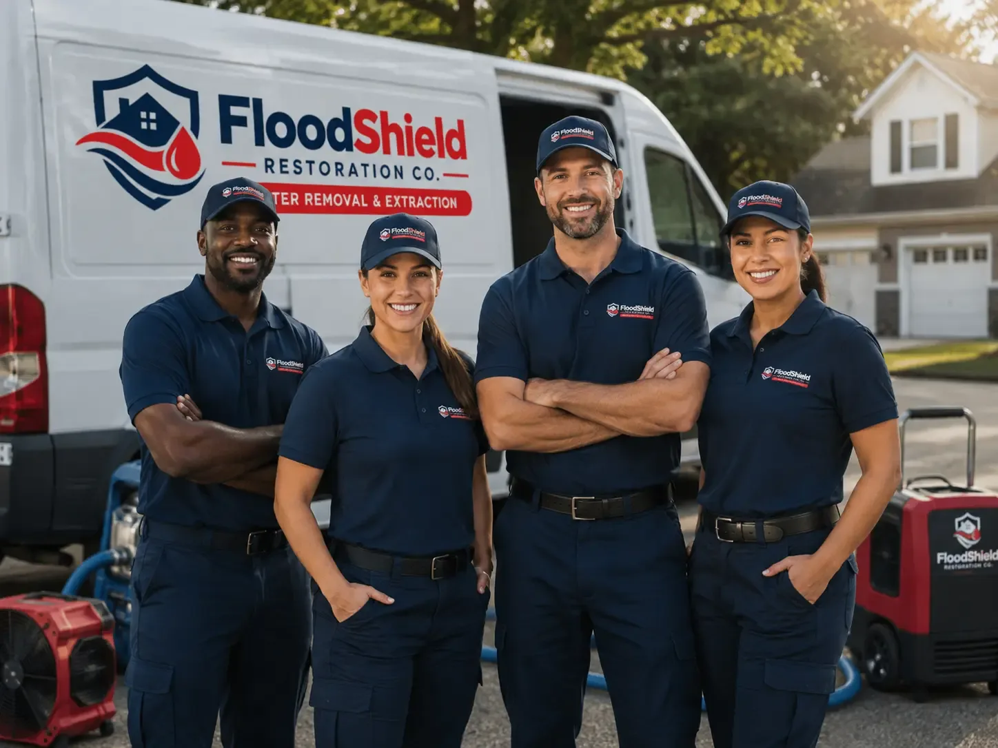 Flood Damage Restoration company in New Bloomington, OH